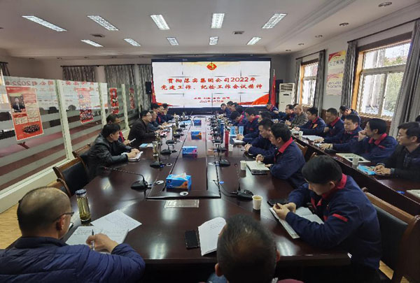 公司召開(kāi)會(huì)議傳達(dá)集團(tuán)公司黨建工作、紀(jì)檢工作會(huì)議精神