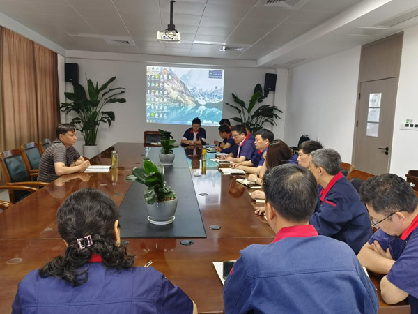 公司副總經理、安全總監(jiān)到鋼構公司調研